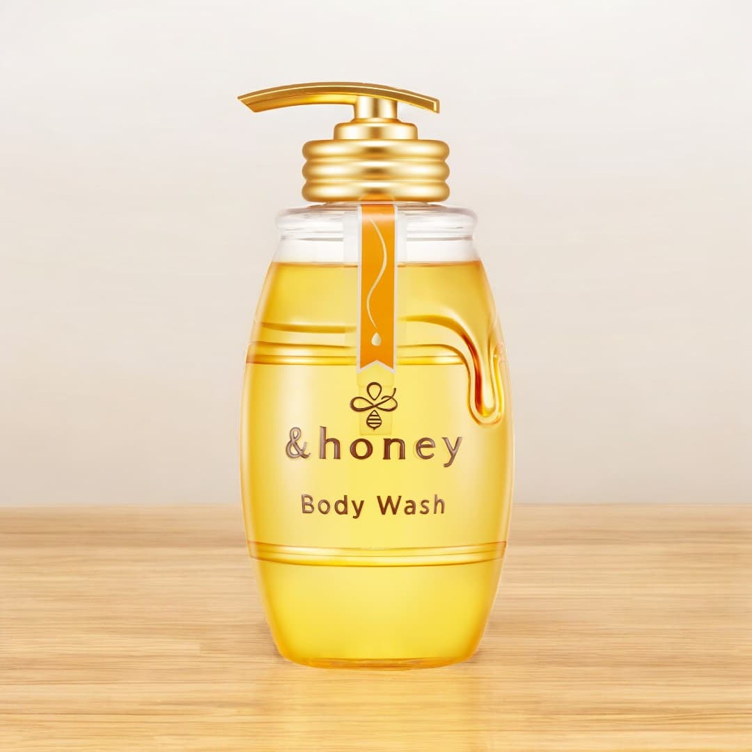 &Honey Gel Body Wash, Deep Moist (500ml)