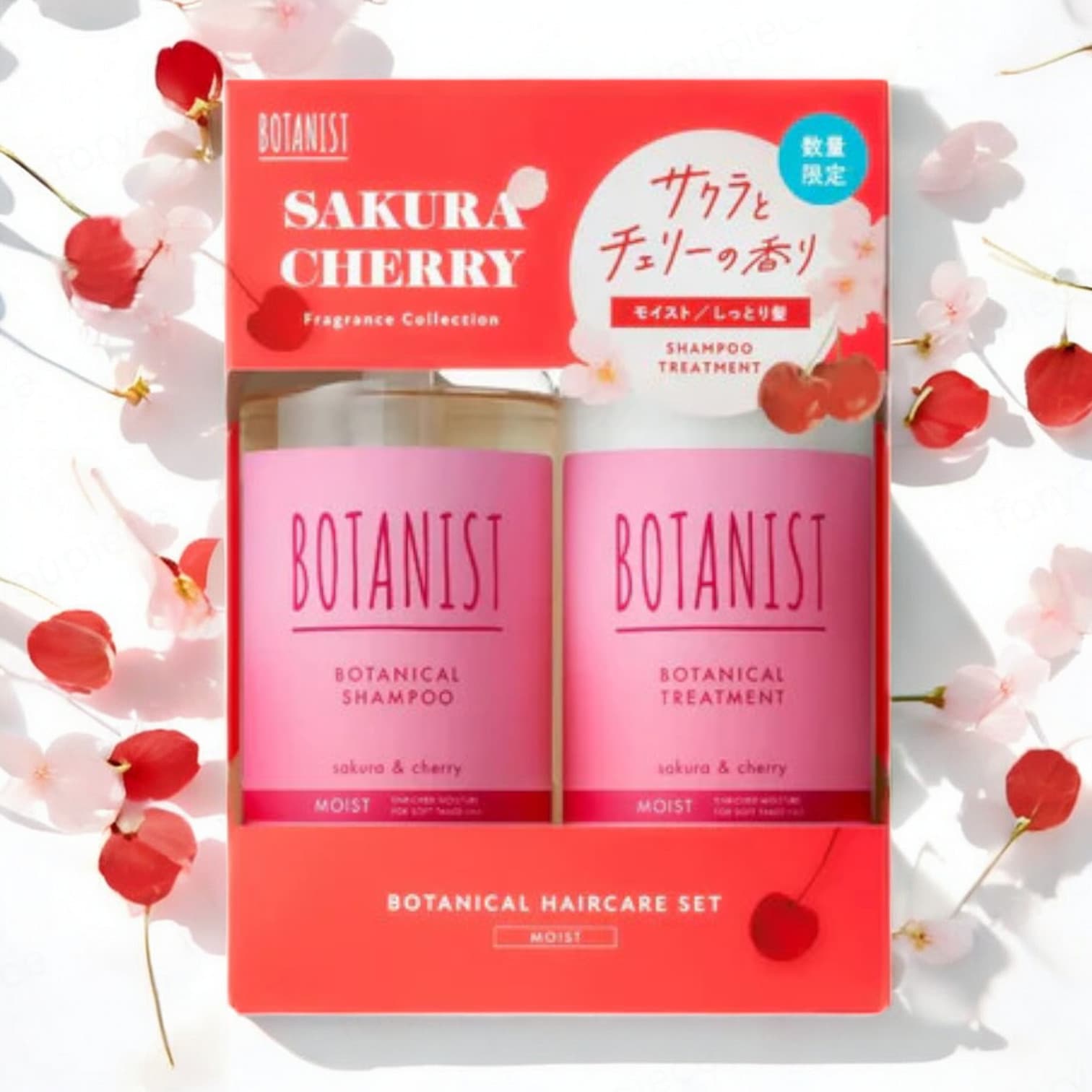 Botanist Moist, Sakura & Cherry Scent, Shampoo Treatment Set