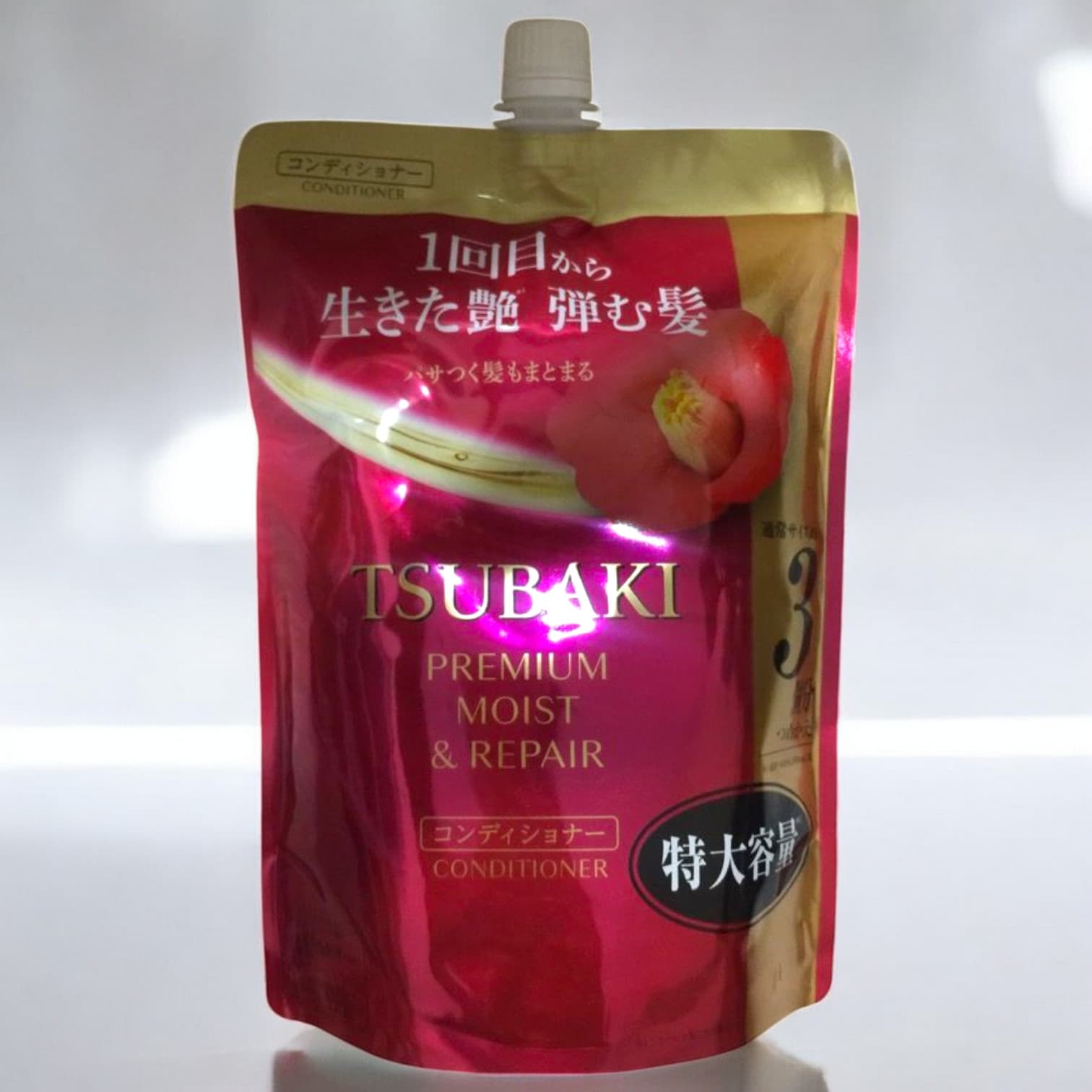Tsubaki Conditioner Refill, Premium Moist & Repair, 900ml