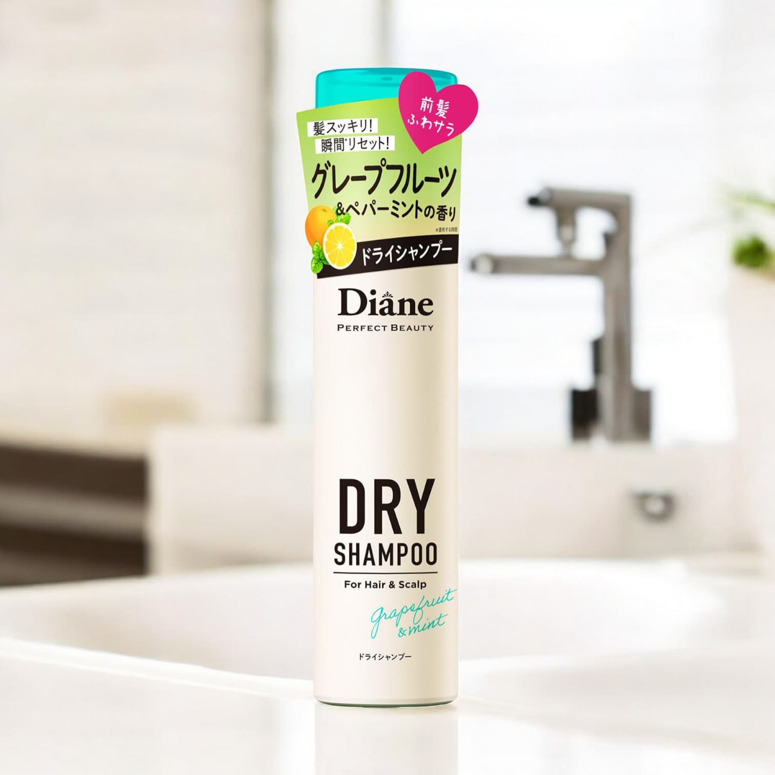 Diane Dry Shampoo, Grapefruit and Mint 95g