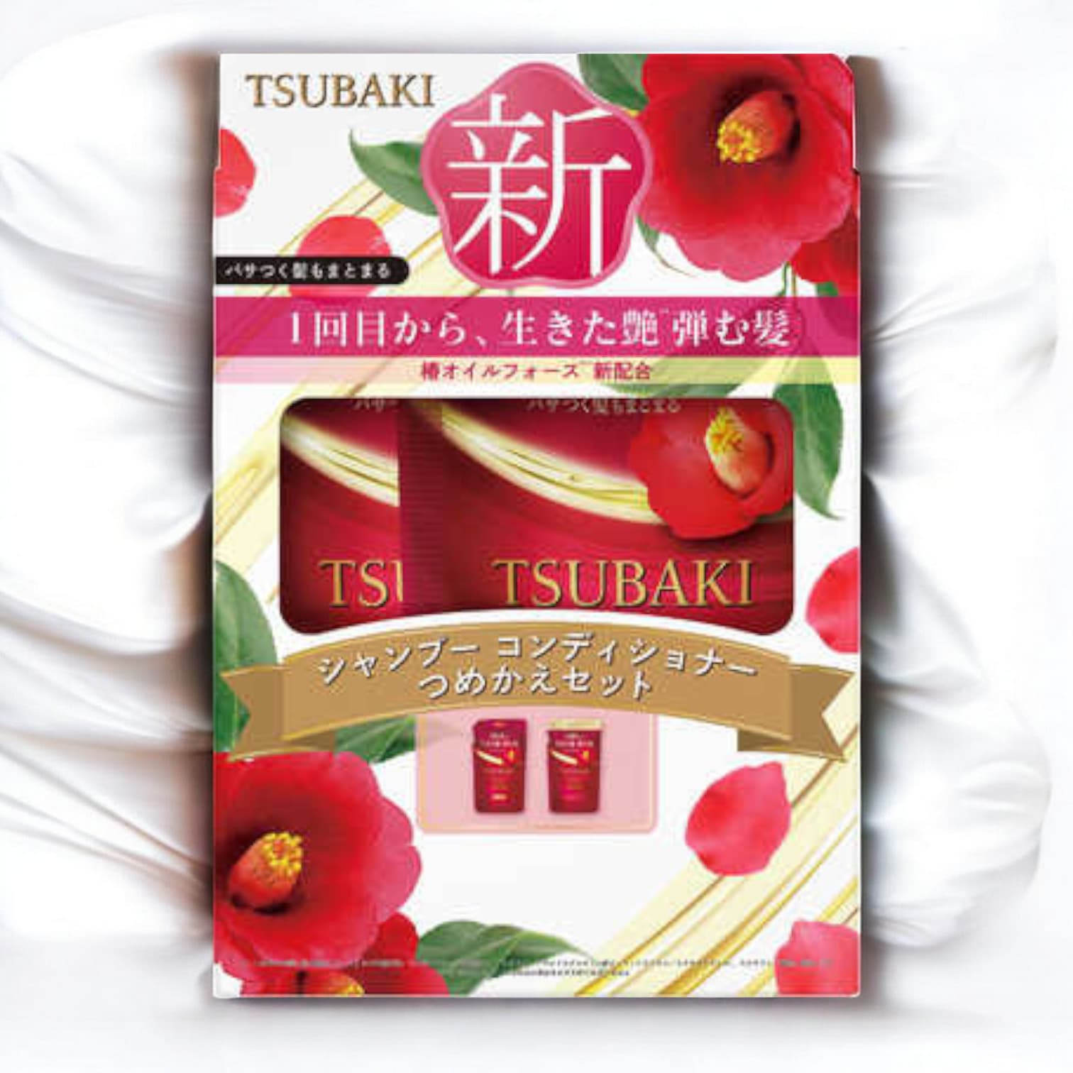 Tsubaki Shampoo & Conditioner Refill, Premium Moist & Repair, 300ml x2