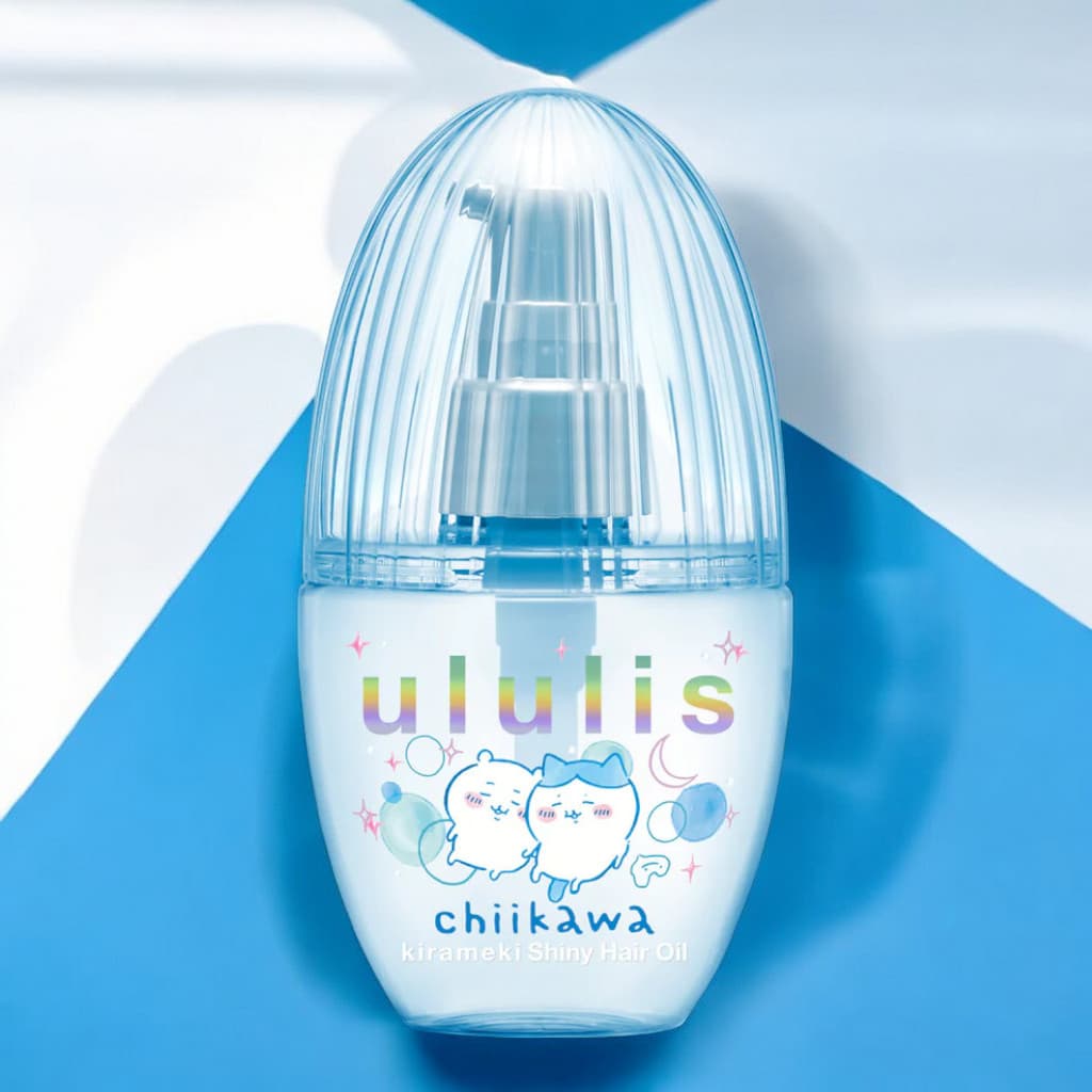 Ululis Kirameki Shiny Hair Oil, Chiikawa Limited Edition, 100ml