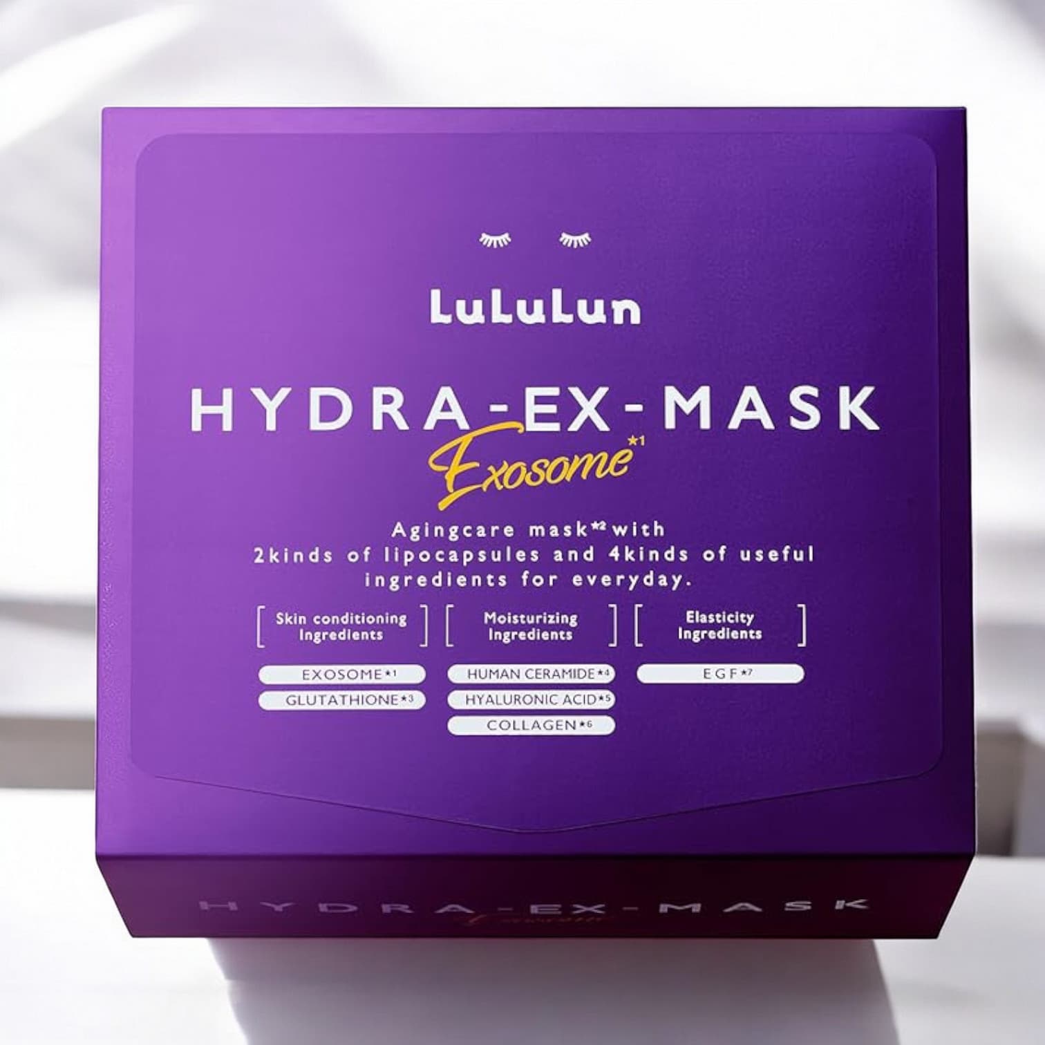 LuLuLun Hydra EX Mask Exosome Box 30 Sheets