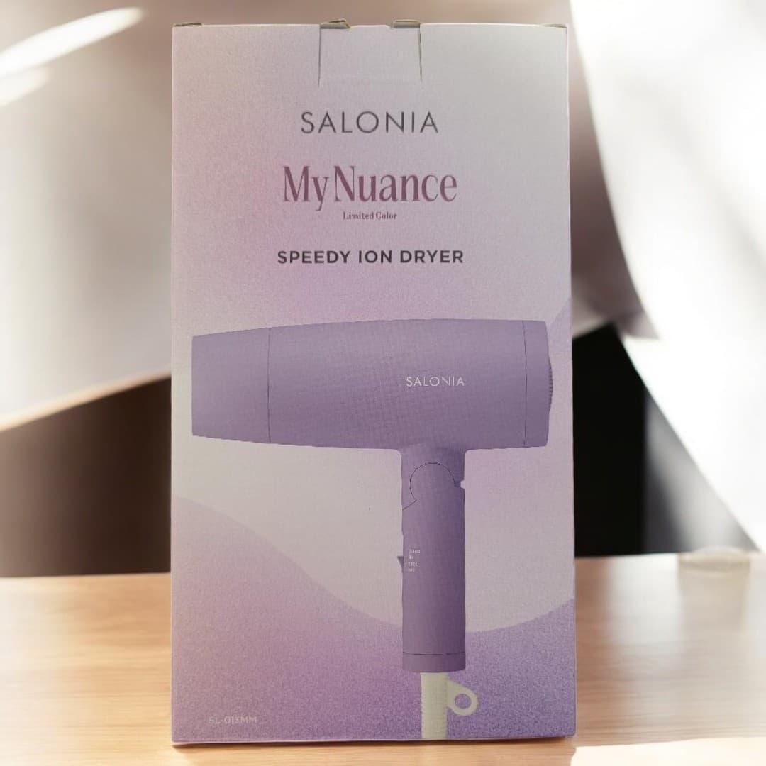 SALONIA Speedy Ion Dryer, My Nuance Limited Purple