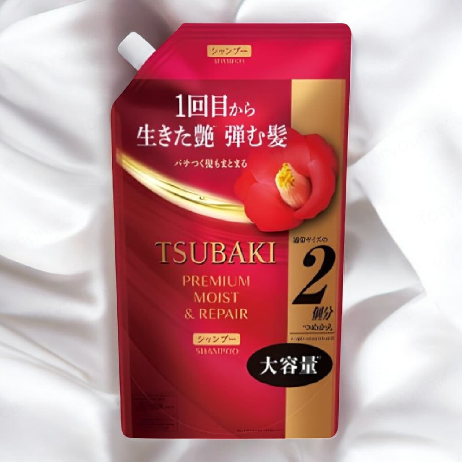 Tsubaki Shampoo Refill, Premium Moist & Repair, 600ml