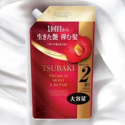 Tsubaki Conditioner Refill, Premium Moist & Repair, 600ml 1
