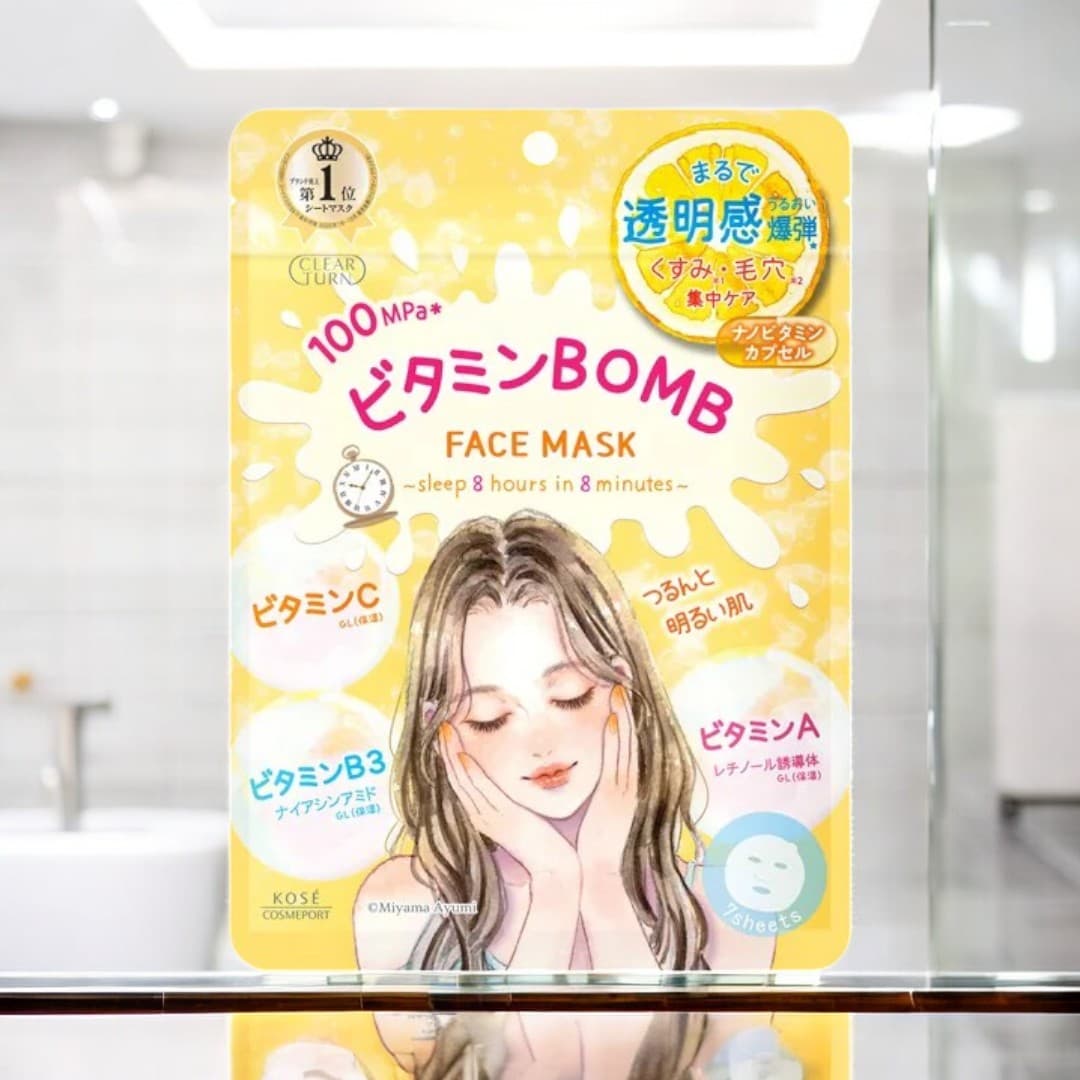 KOSE Clear Turn, Vitamin Bomb Mask 7 Sheets
