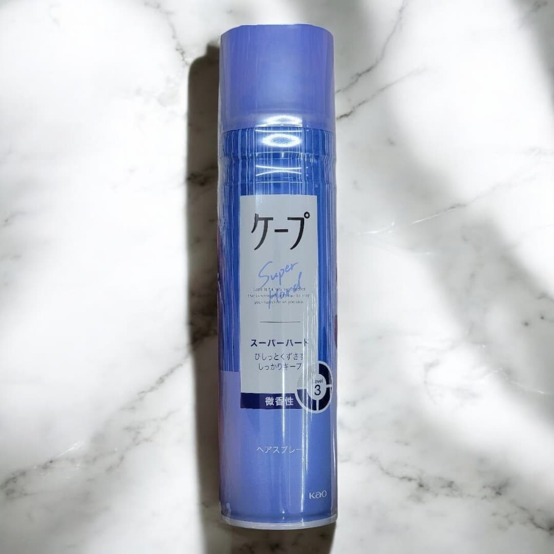 Kao Cape Super Hard Light Fragrance Level 3 Hair Spray 180g