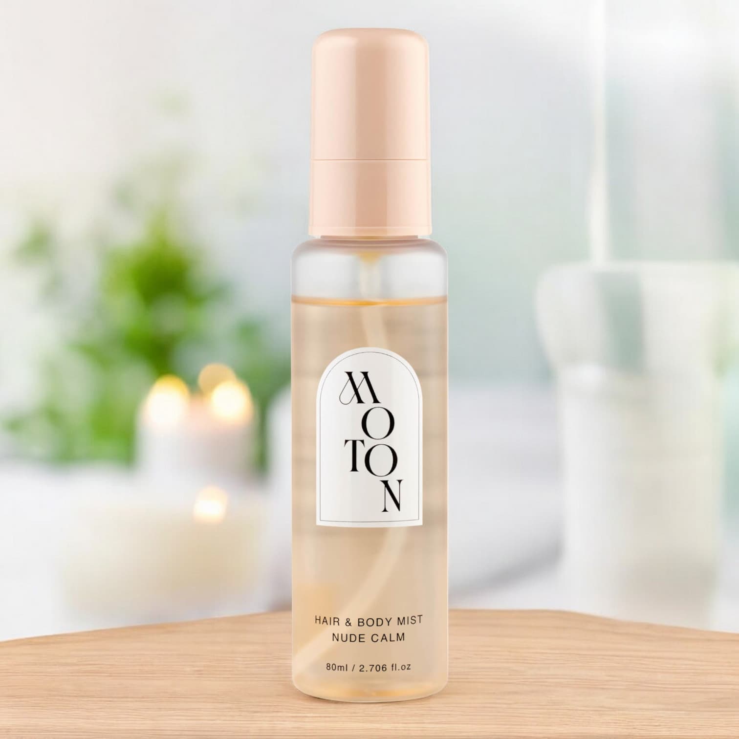 Moton Hair & Body Mist, Nude Calm, 80ml