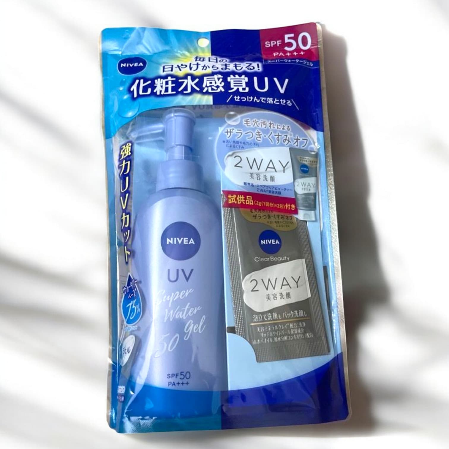 Nivea UV Water Gel SPF50 140g + Tester