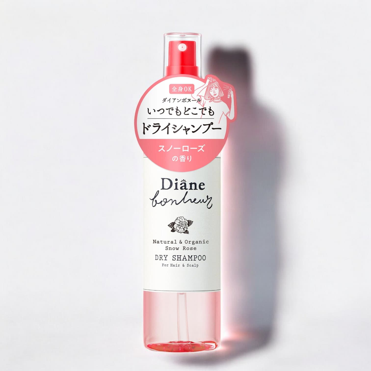Diane Bonheur Dry Shampoo Snow Rose Scent 120ml