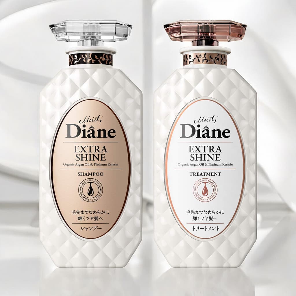Diane Extra Shine, Shampoo & Treatment Set, 450ml