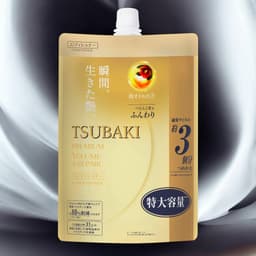 Tsubaki Conditioner Refill, Premium Volume & Repair, 900ml 1