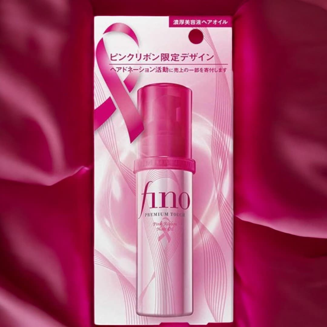 Fino Premium Touch Pink Ribbon Essence Hair Oil