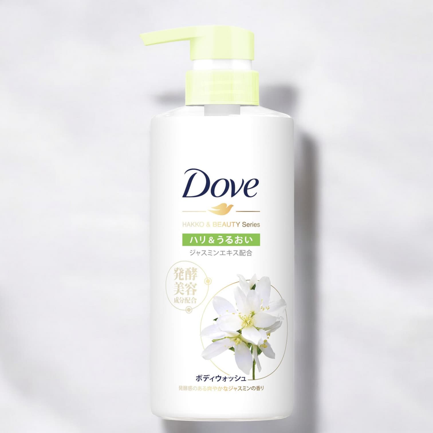 Dove Body Wash, Firm & Moisture, Jasmine Scent 480g