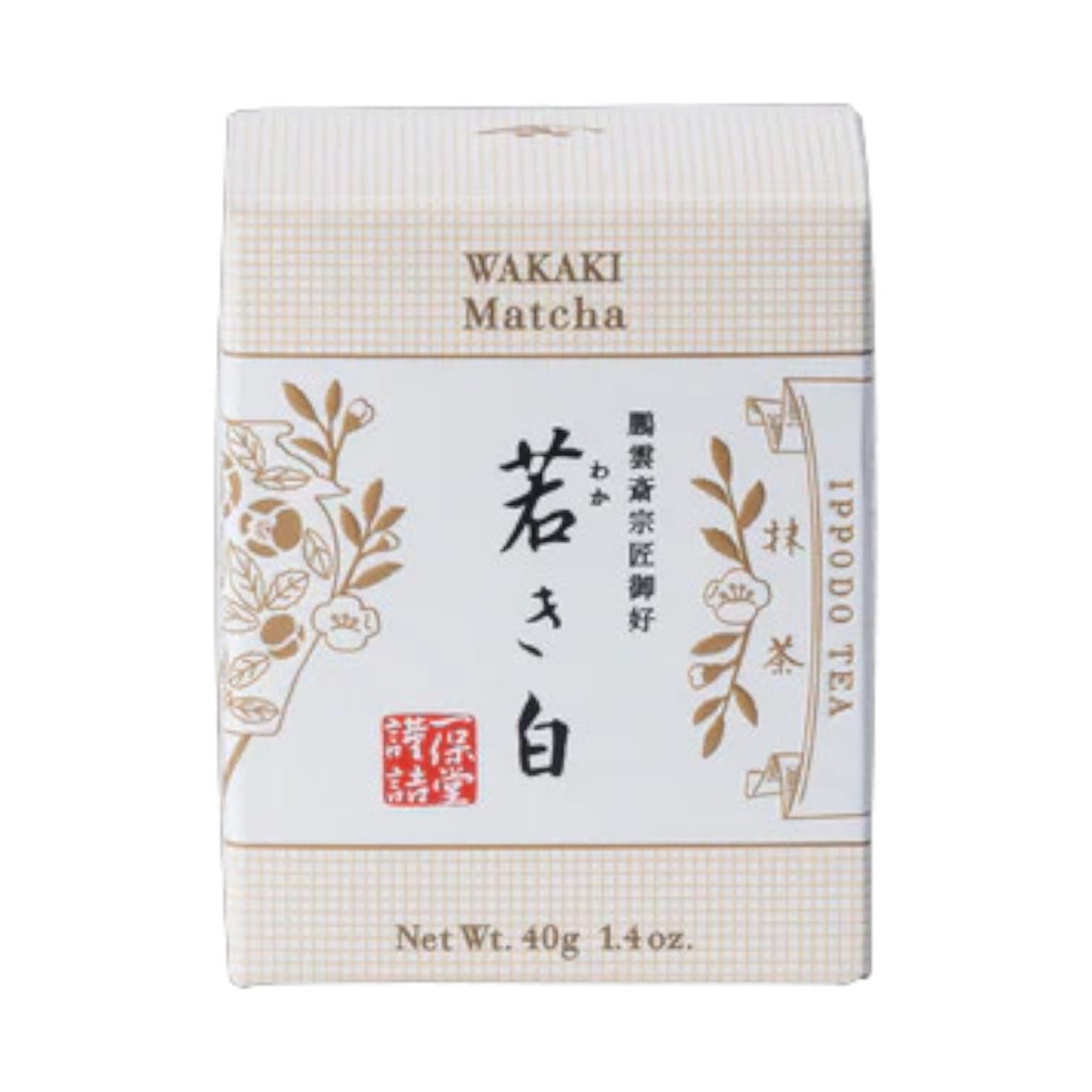 Ipoddo Tea Matcha Powder, Wakaki 40g Box