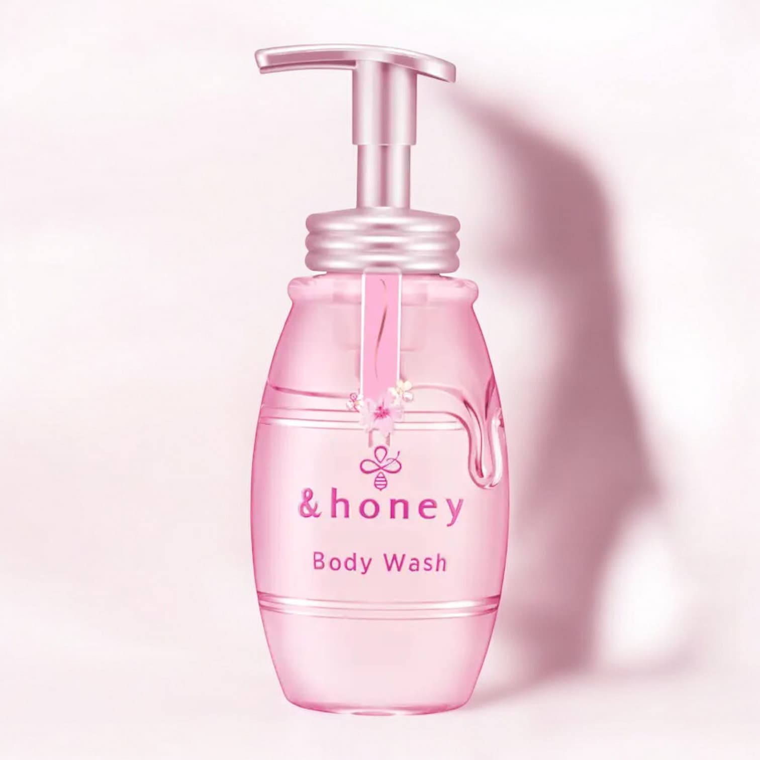 &Honey Foam Body Wash, Sakura Scent, 500ml