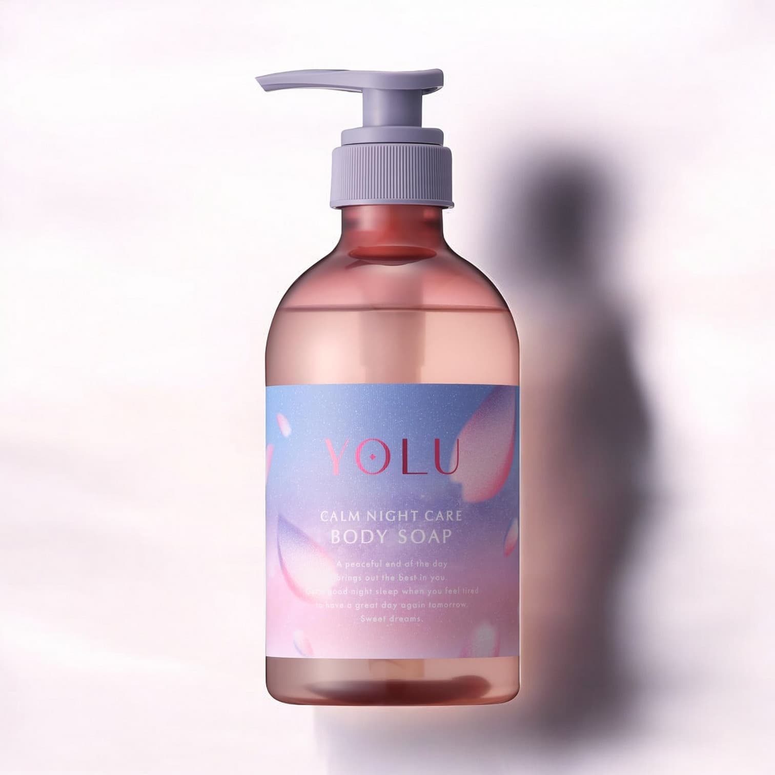 [Limited Edition] YOLU Body Wash Calm Night Care, Sakura and Nectarine Scent 440ml