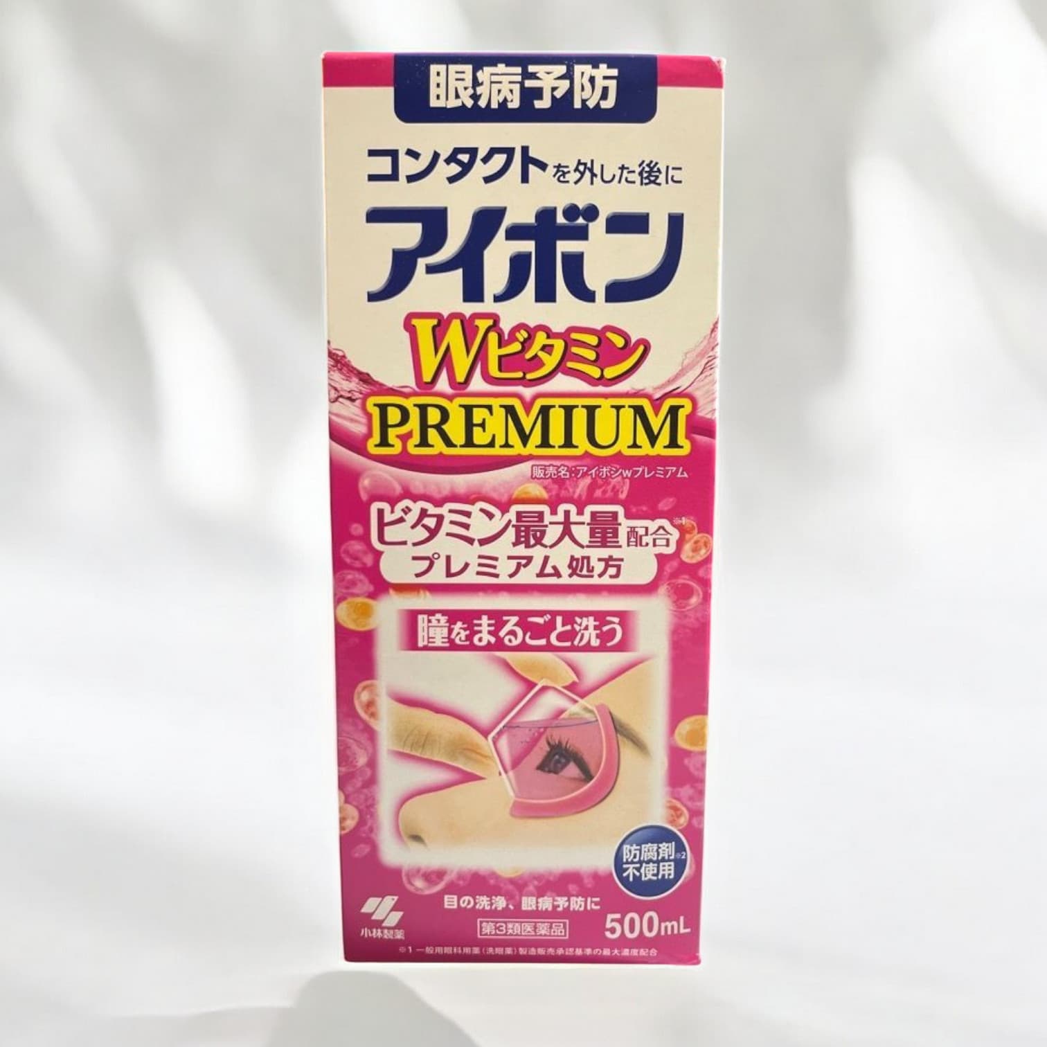 Kobayashi Eyebon W Vitamin Premium Eyewash 500ml