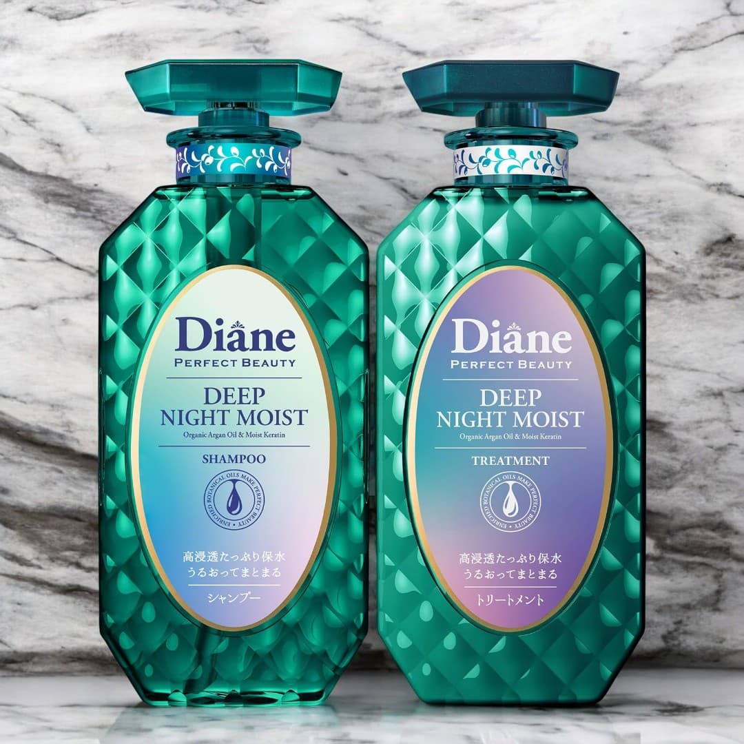 Diane Shampoo Treatment Set, Deep Night Moist