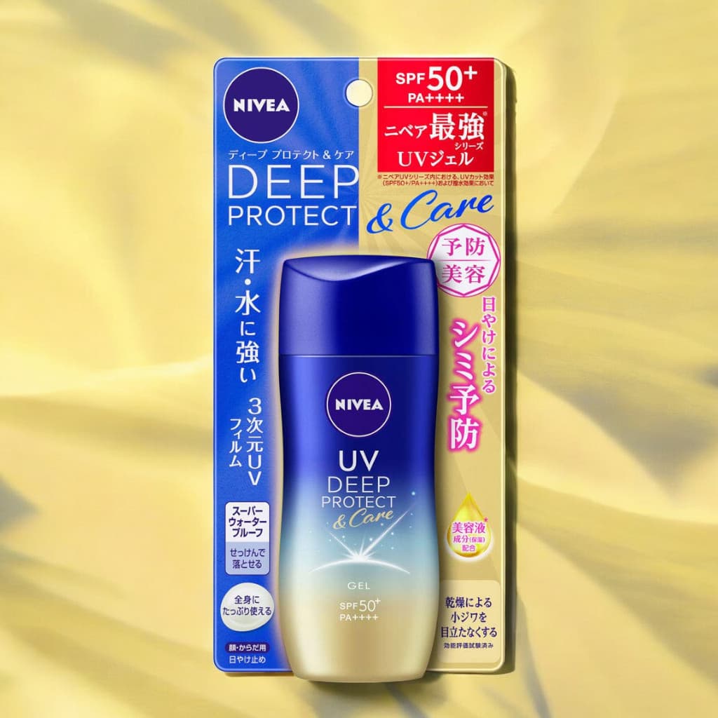 Nivea UV Deep Protect Care Gel 2.8 oz (80 g) SPF50+ PA++++