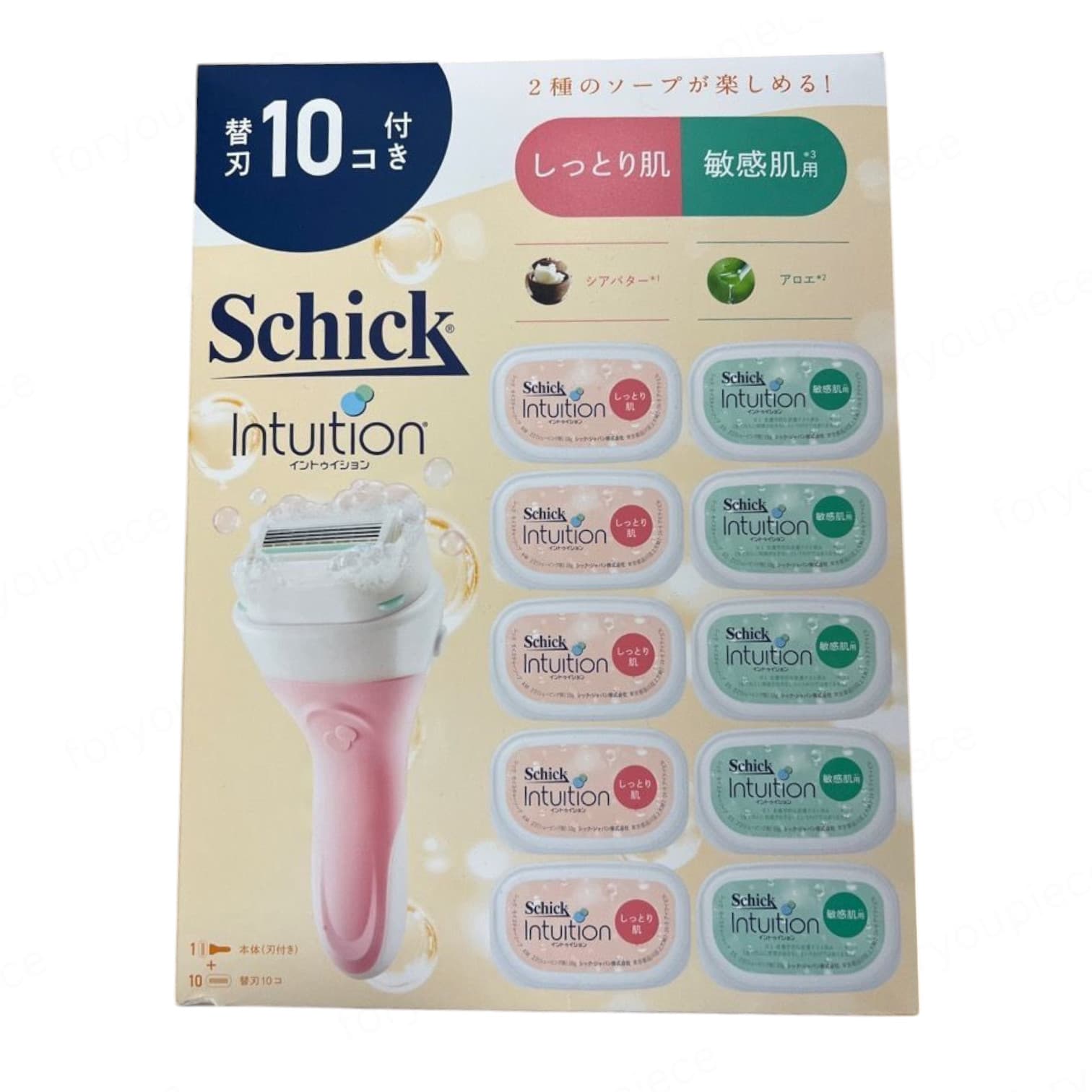 Schick Intuition Razor + Refill 10pcs
