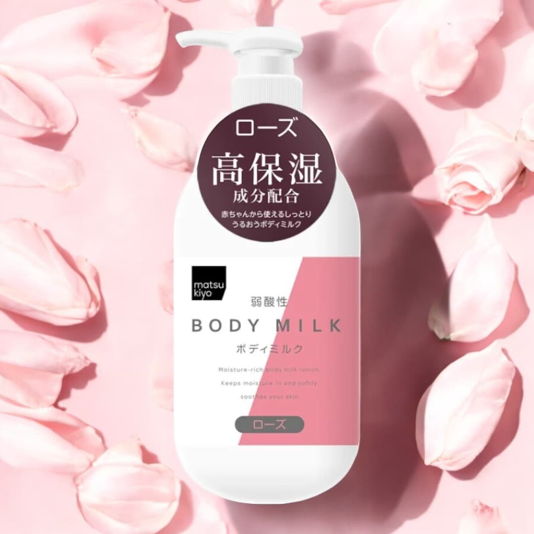 Matsukiyo Body Milk Rose Scent 400ml