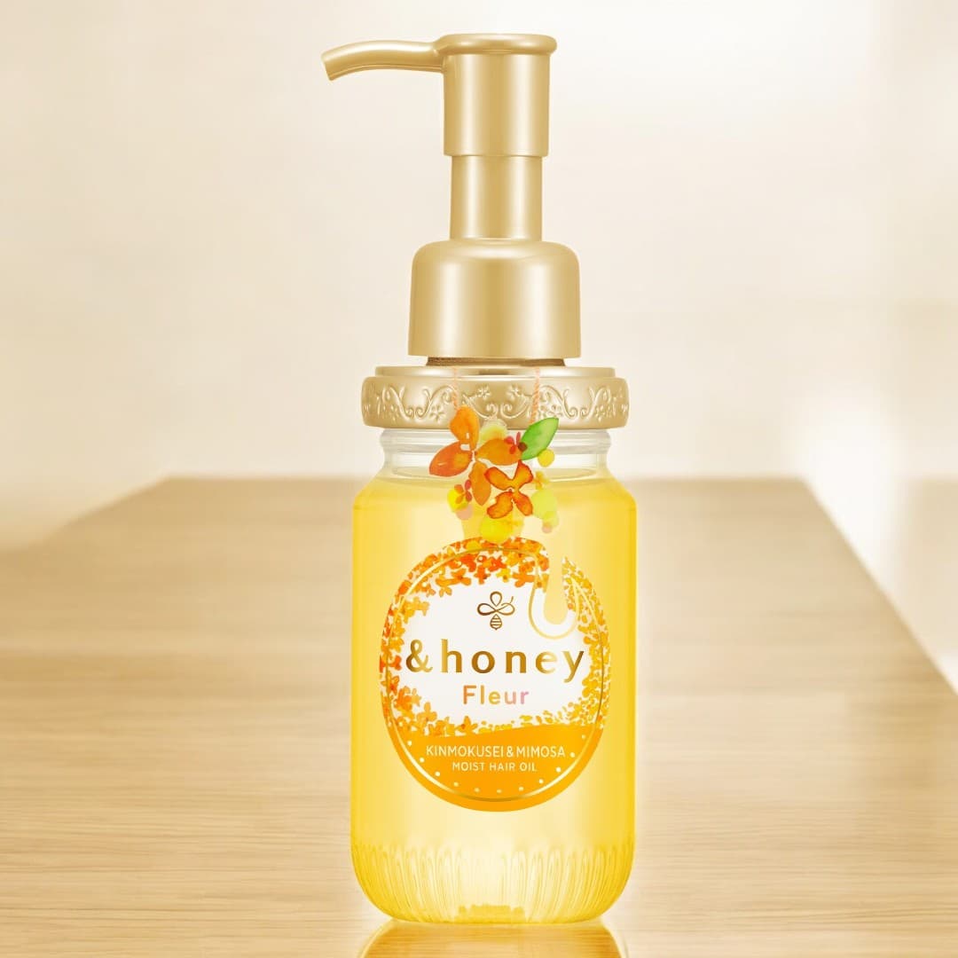 &Honey Fleur Kinmokusei & Mimosa Moist Hair Oil