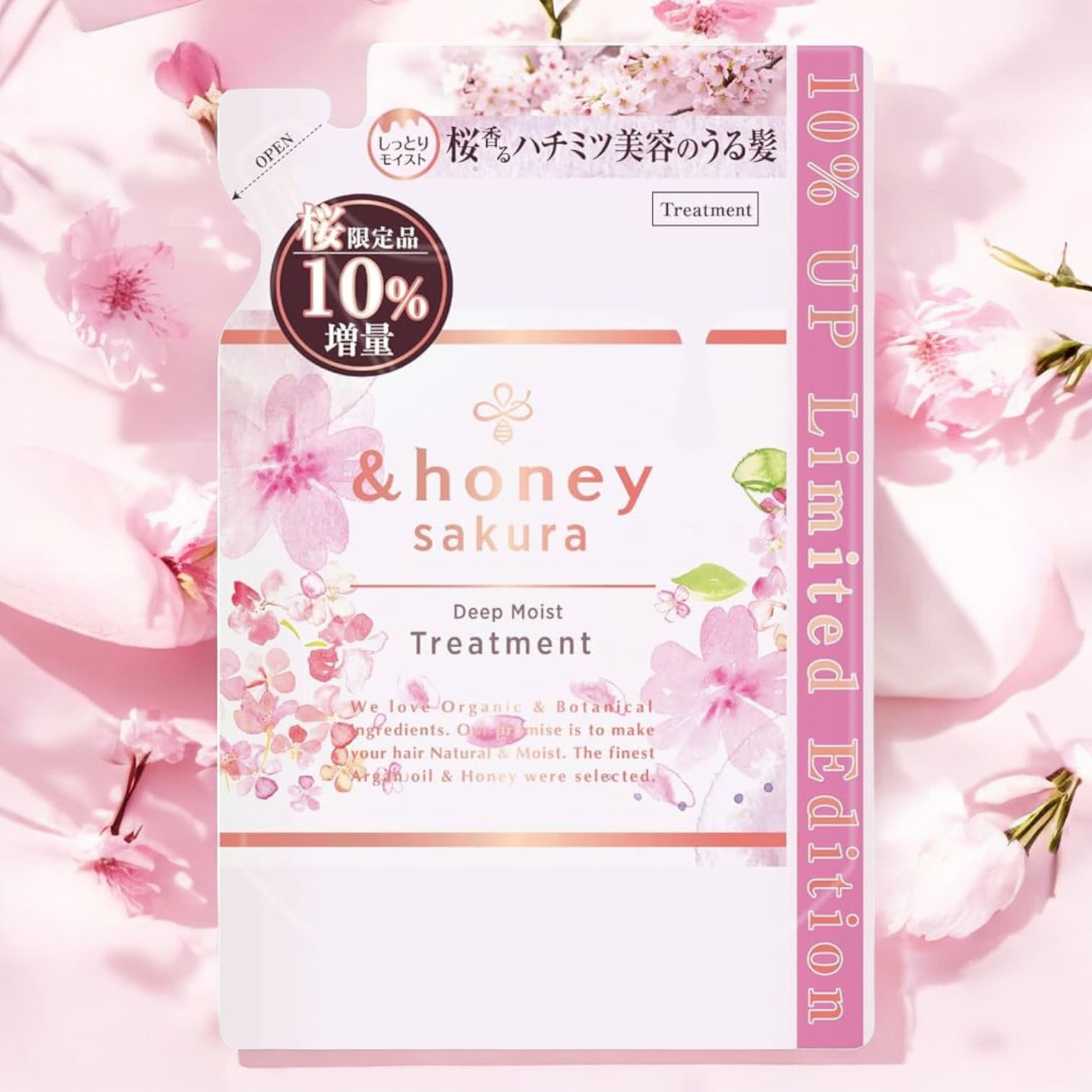 &Honey Sakura Deep moist Treatment Refill 385g (10% extra)