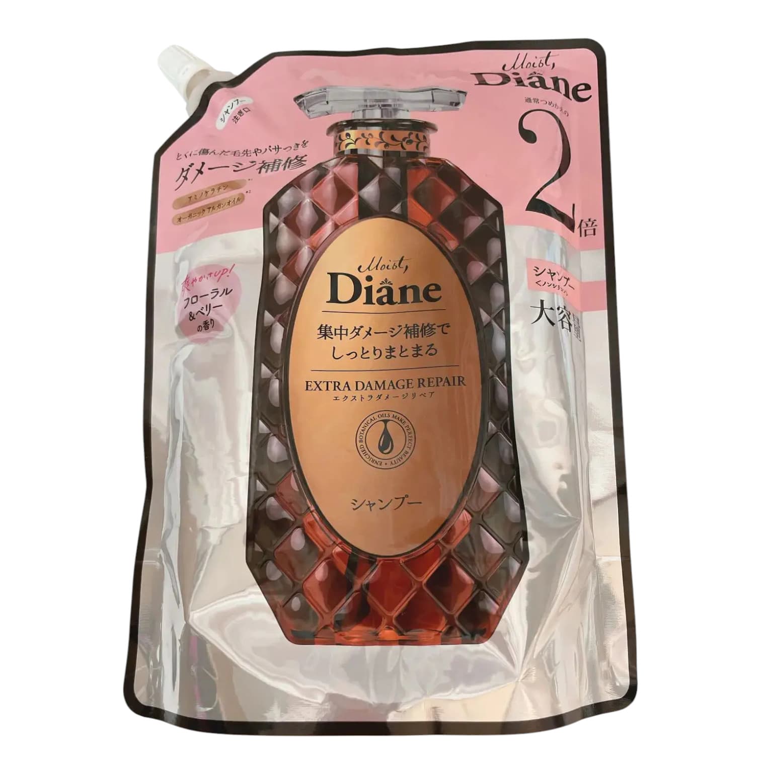 Diane Shampoo Refill, Extra Damage Repair 660ml