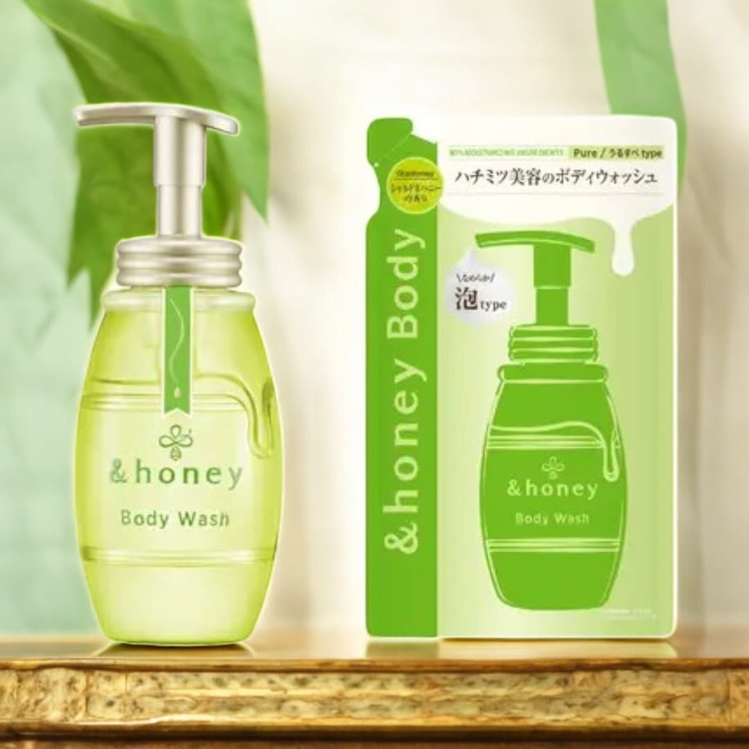 &Honey Foam Body Wash Limted Pair Set, Pure Moist (500ml + 440ml)