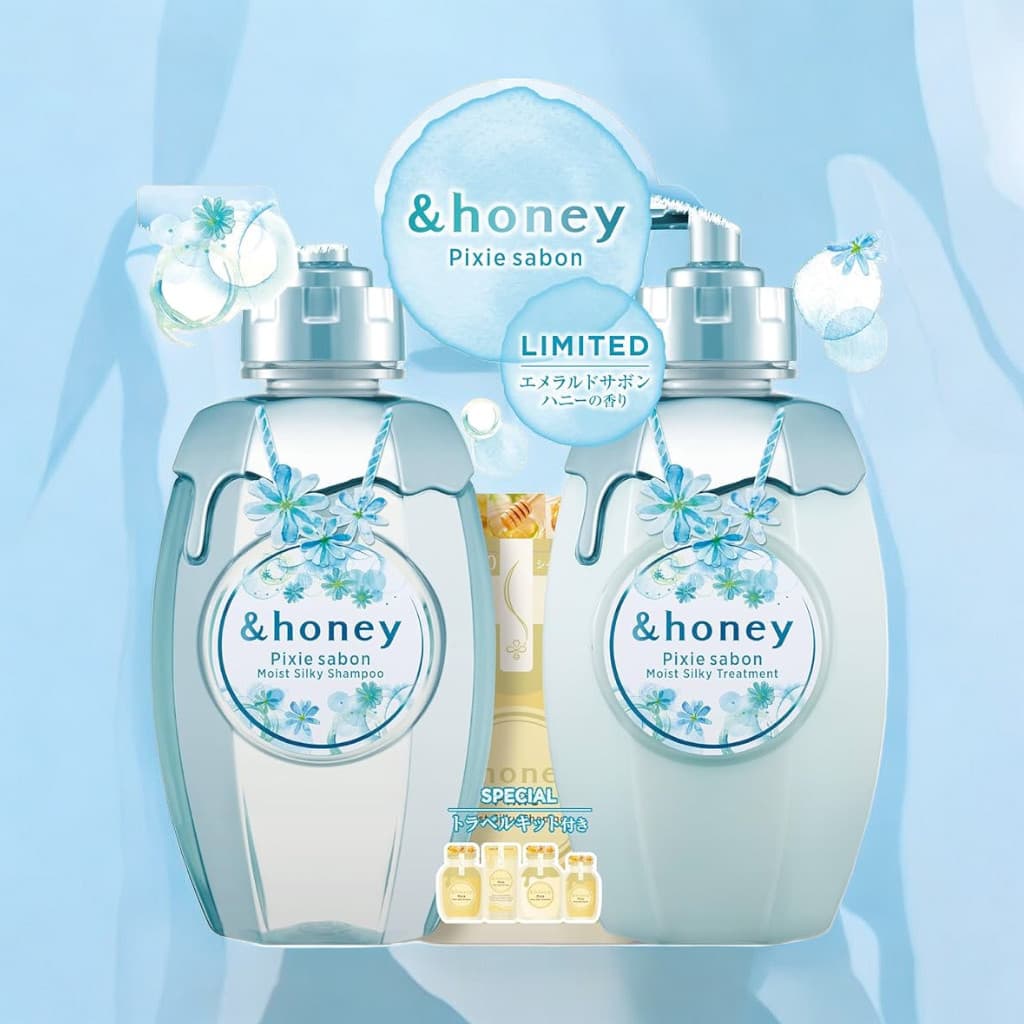 &Honey Pixie Sabon Moist Silky Shampoo Treatment Set