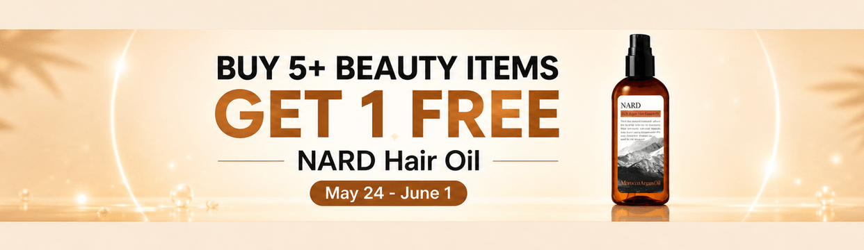 Buy 5+ beauty items, get 1 free NARD hair oil