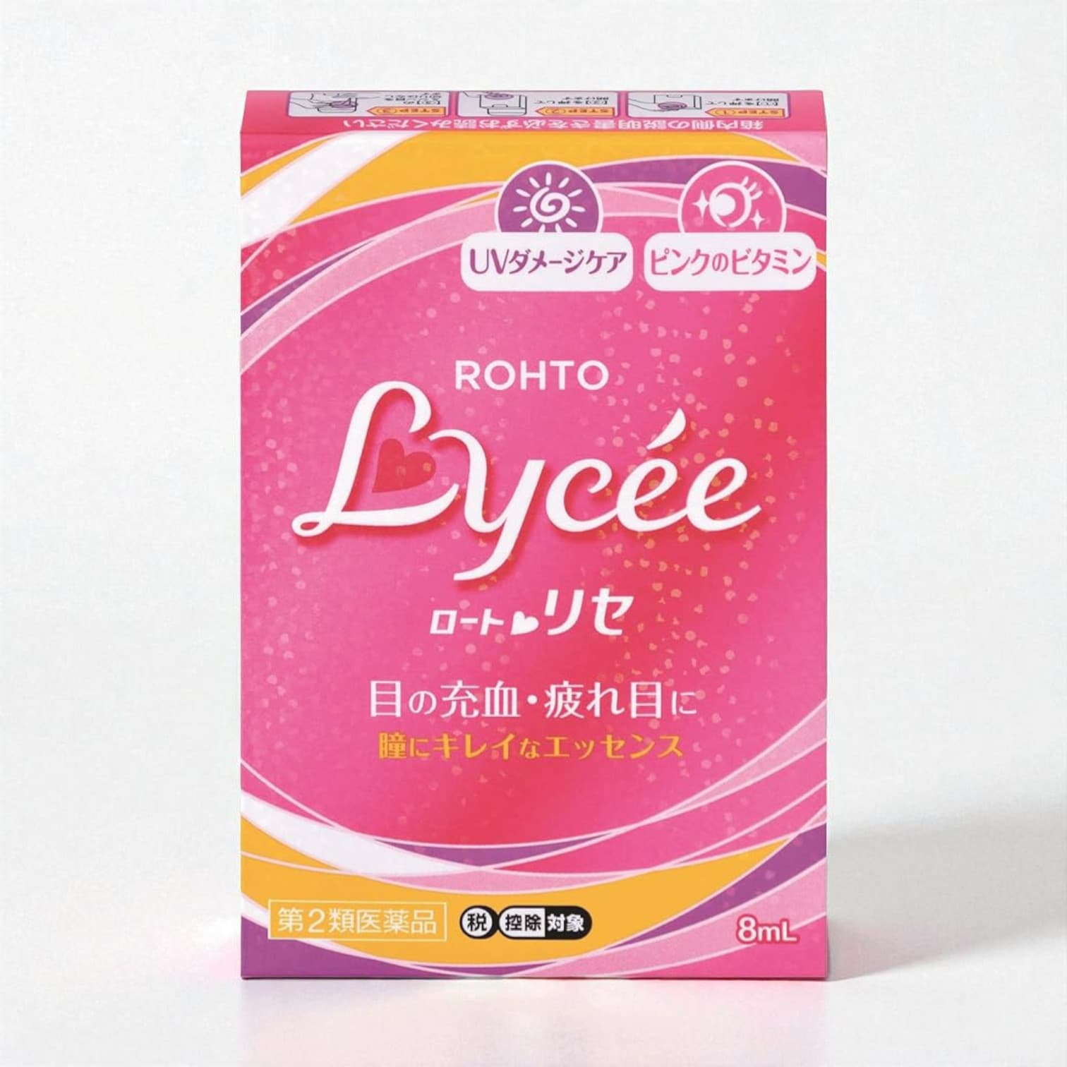 Rohto Lycee Eye Drops, UV Damage Care 8ml