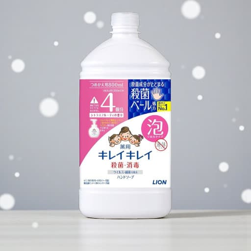 Kirei Kirei Medicated Foaming Hand Soap, Citrus Fruity Scent, Refill 800mL