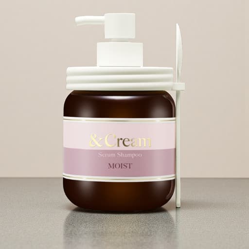 &Cream Serum Shampoo Moist 450g