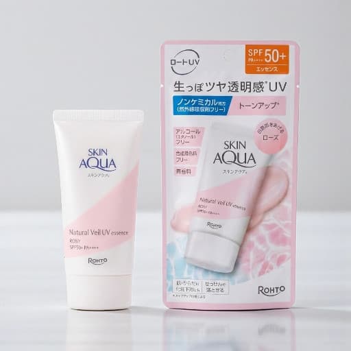Skin Aqua Tone Up Natural Veil UV Essence Rosy 50g