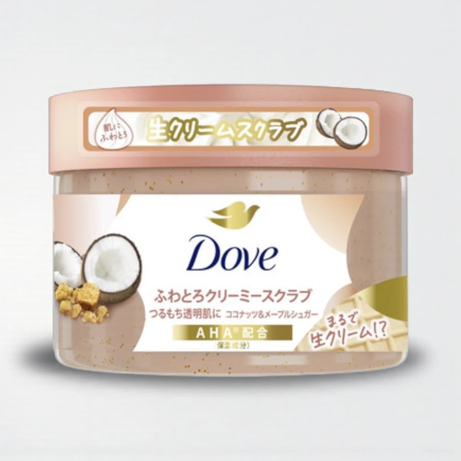 Dove Body Scrub, Coconut & Maple Syrup with AHA 298g