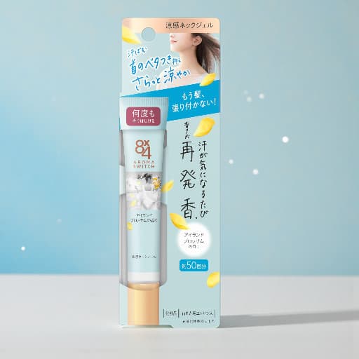 8X4 Aroma Switch Cool Neck Gel, Island Blossom Scent 20g