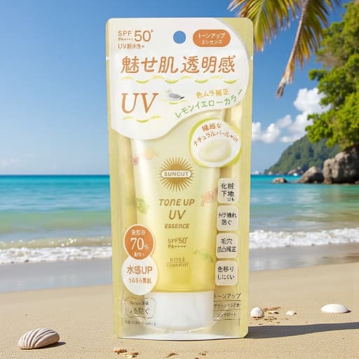 Suncut Tone Up UV Essence Lemon 80g