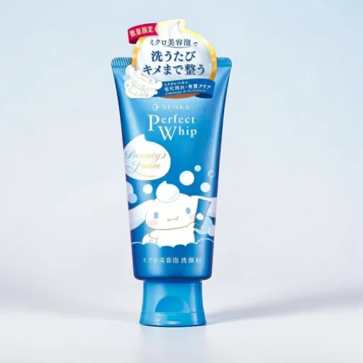 Senka Perfect Whip Cleansing Foam, Dense Foam, Cinnamoroll, 120g