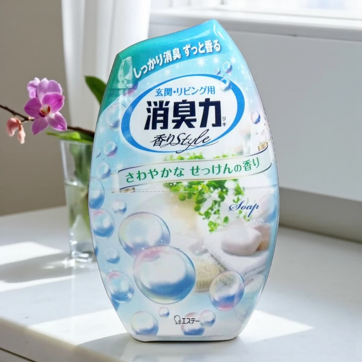 Shoshu Riki Room Deodorant, Fresh Soap Scent 400ml