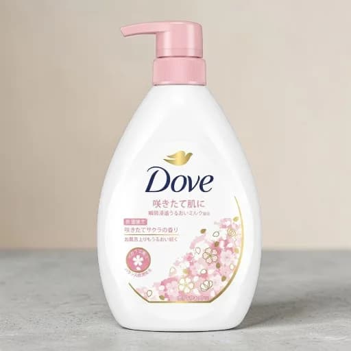 Dove Body Wash, Sakura Scent, 470g