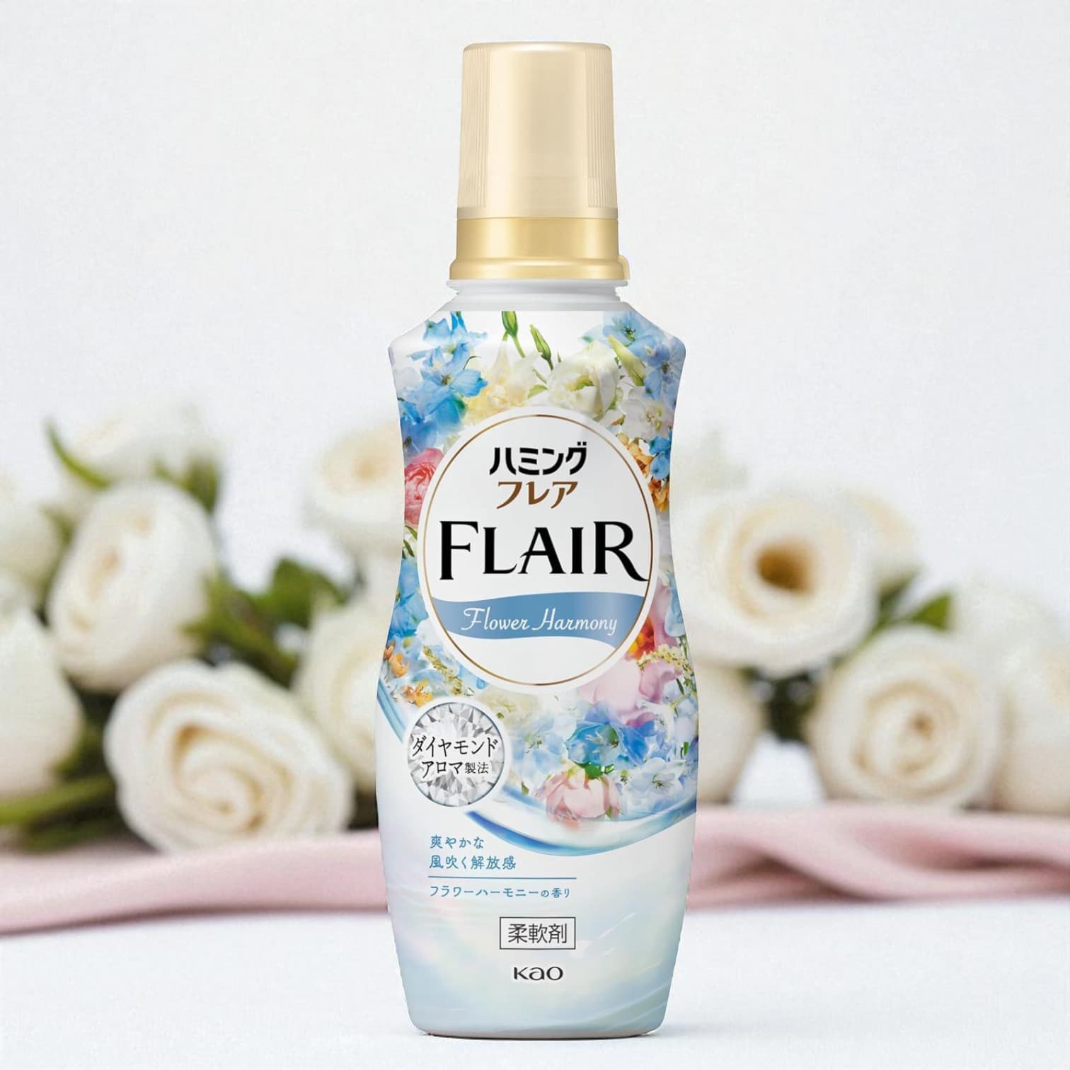 FLAIR Fabric Softener Bottle, Flower Harmony Scent 520ml