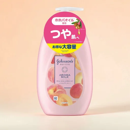 Johnson’s Body Care Aroma Milk, Peach & Apricot Scent, 500ml