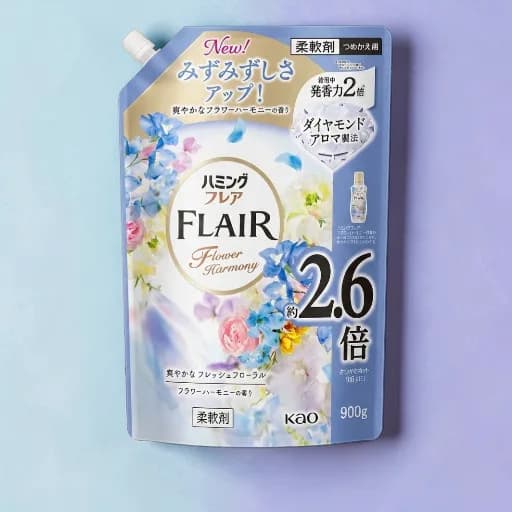 FLAIR Fabric Softener, Flower Harmony Scent 900ml