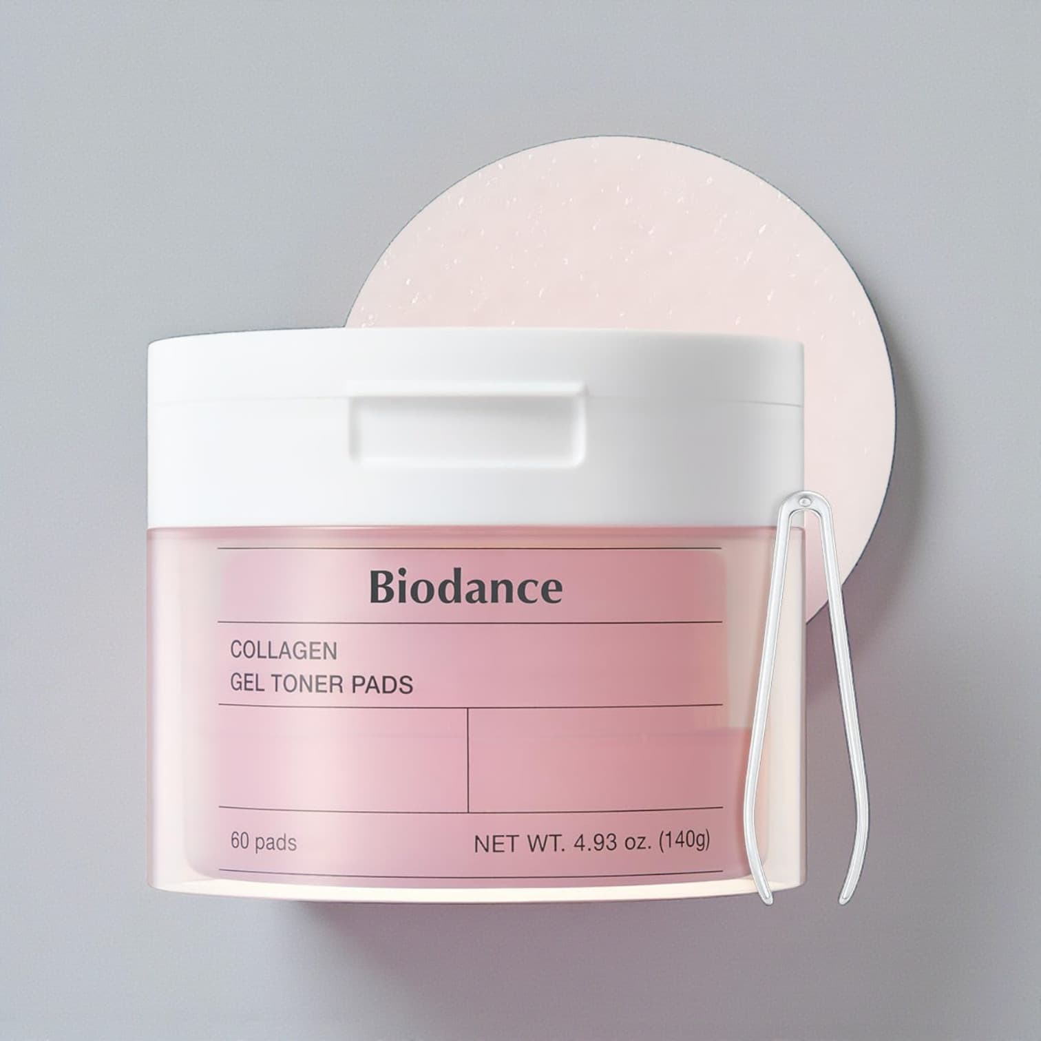 Biodance Collagen Gel Toner Pads (60 Sheets), Pore Care, Firm & Elasticity and Sensitive Skin