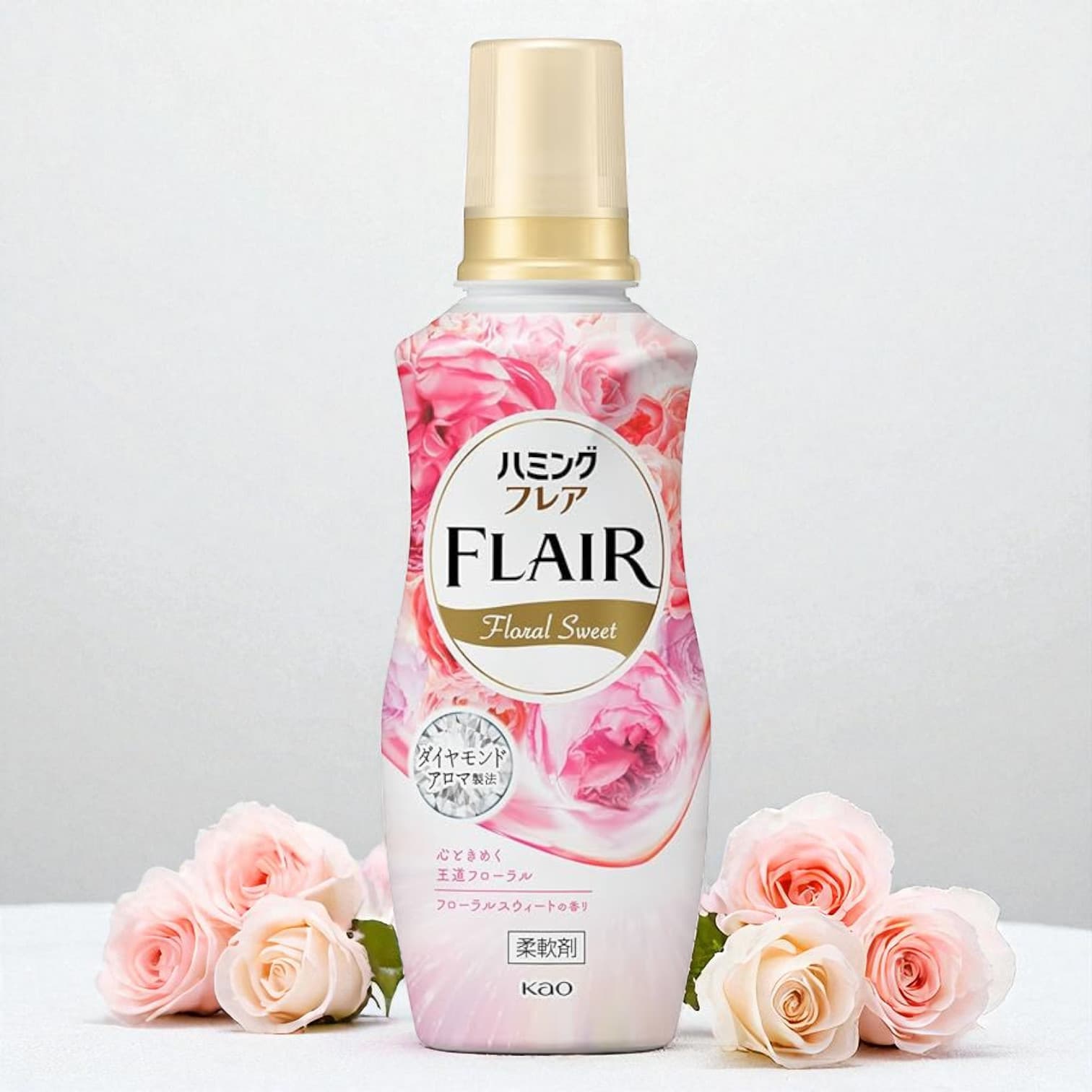 FLAIR Fabric Softener Bottle, Floral Sweet Scent 520ml