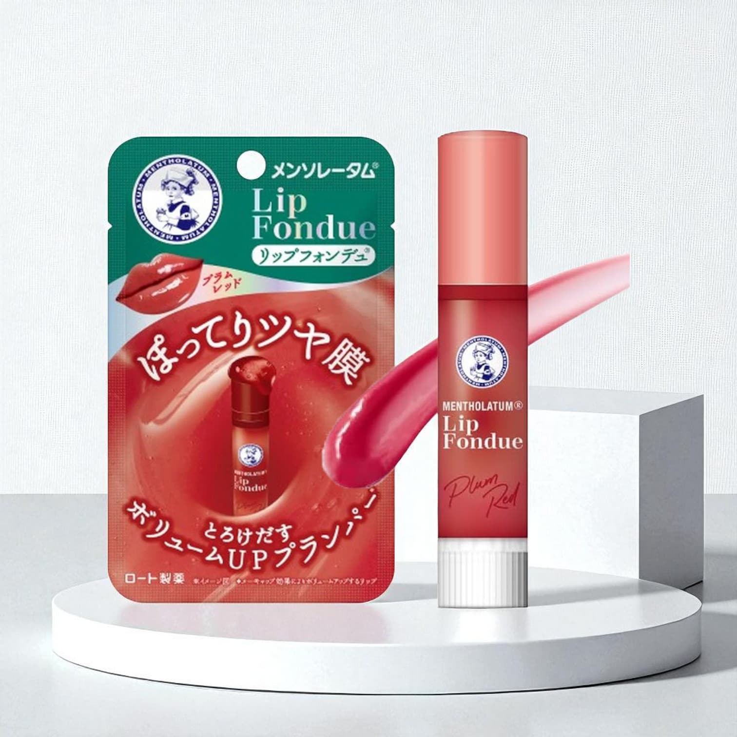 Mentholatum Lip Fondue Plum Red 3.2g