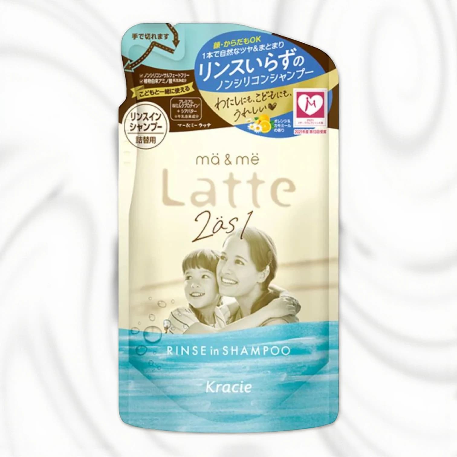 Ma & Me Latte Rinse In Shampoo Refill 360ml